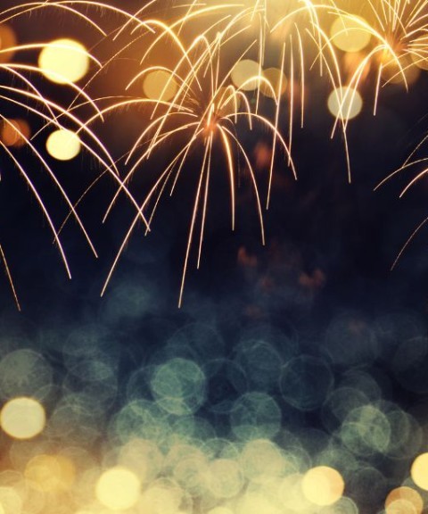 Feu d'artifice pour une fête d'entreprise