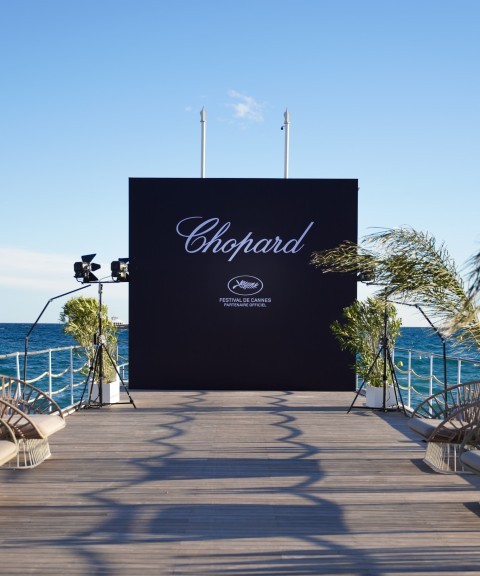 Scénographie dîner de gala Chopard au Festival de Cannes 2026 par Creative Spirit