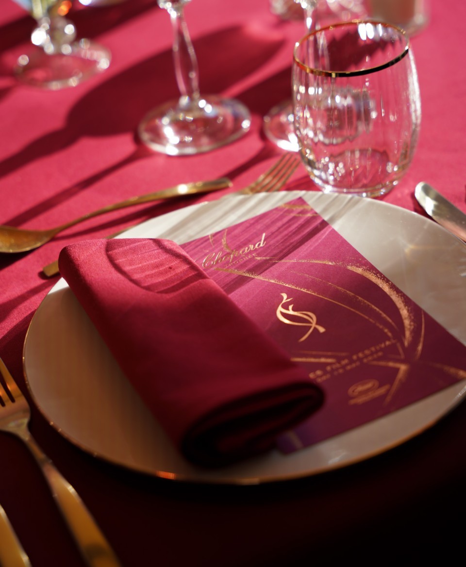 Dîner de gala Chopard plage du Carlton – Festival de Cannes 2026 – Creative Spirit